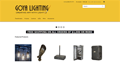 Desktop Screenshot of goyalighting.com